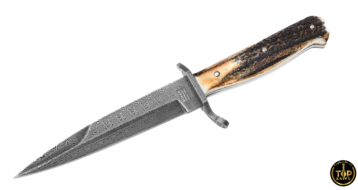 Boker-Trench-Knife-Damascus