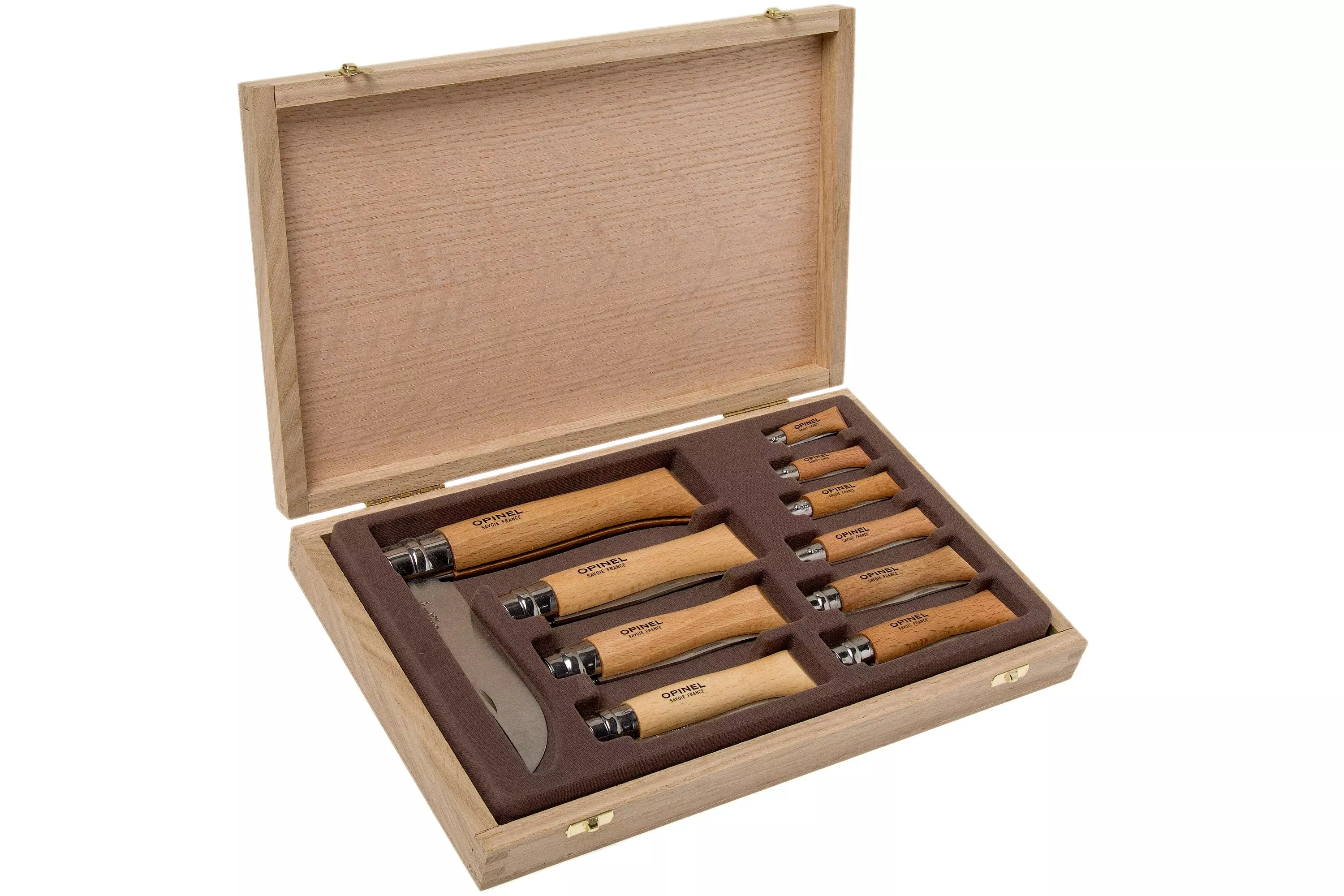 تاپ نایف -  ست چاقو تاشو 10 عددی اوپینل مدل Opinel set pocket knives 10-piece