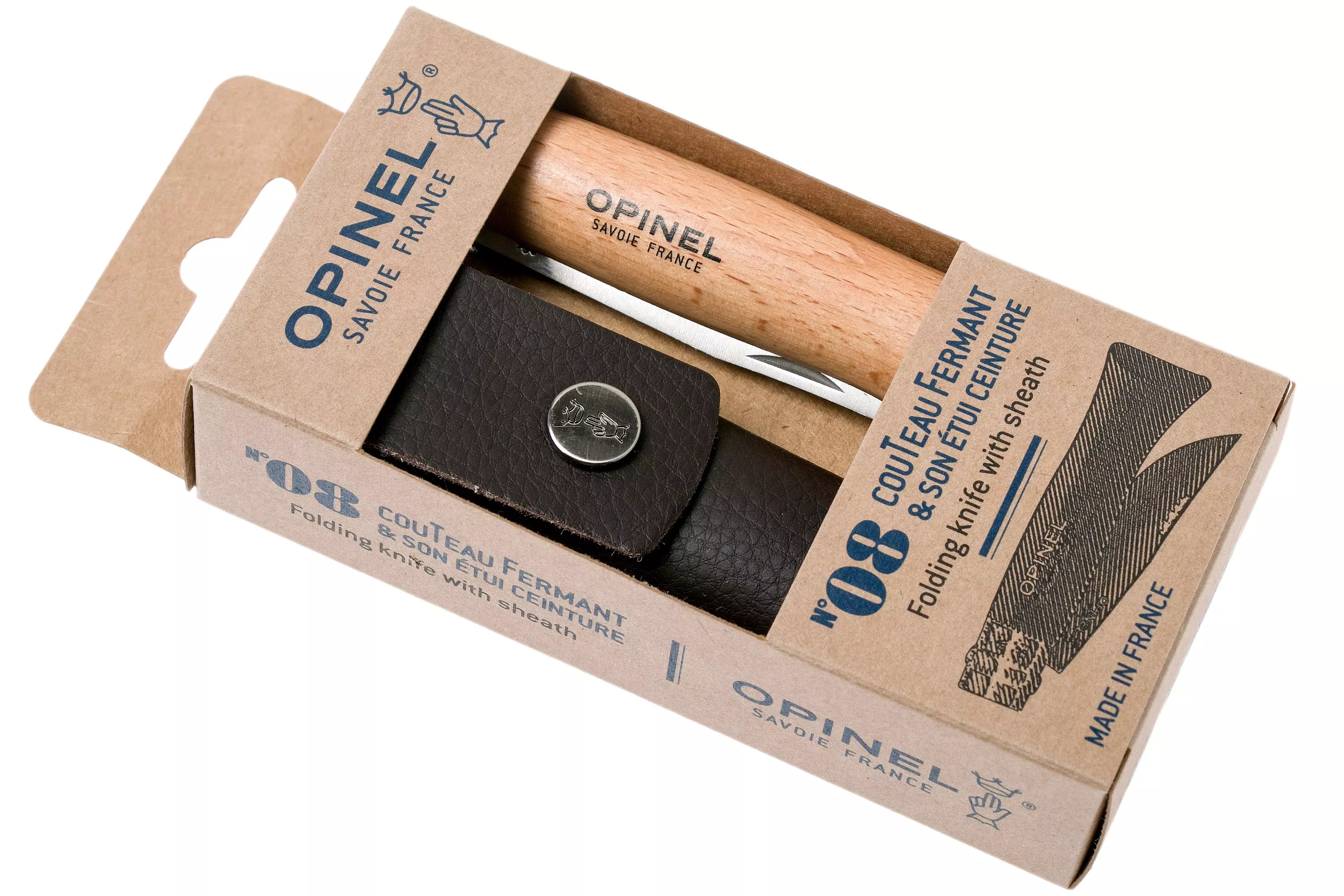 Opinel-pocket-knife-No-8-Classic-stainless-steel